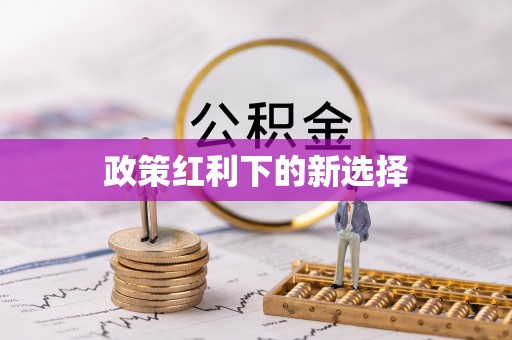济宁政策红利下的新选择
